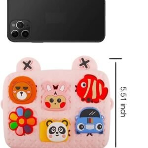 Farraige Cartoon Soft Silicone Bag Crossbody Shoulder Bag Purse Waterproof Anti Fall Stationery Storage Bag Handbag Sweet Birthday Gift For Children Students Girls - Image 2
