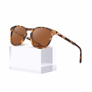 CARFIA Retro Polarized Sunglasses for Women Small and Medium Face UV Protection, Handcrafted Acetate Frame Sunnies - Image 1