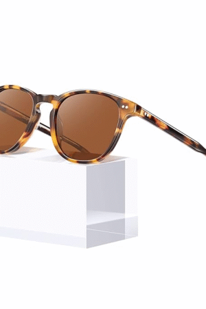 CARFIA Retro Polarized Sunglasses for Women Small and Medium Face UV Protection, Handcrafted Acetate Frame Sunnies