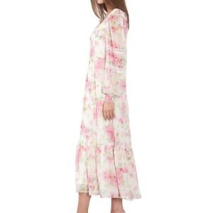 ERO MODA Women's Polyester Fit and Flare Maxi Dress - Image 6
