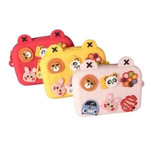 Farraige Cartoon Soft Silicone Bag Crossbody Shoulder Bag Purse Waterproof Anti Fall Stationery Storage Bag Handbag Sweet Birthday Gift For Children Students Girls - Image 4