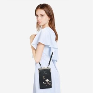 PALAY Women's Small Cross-Body Phone Bag Stylish PU Leather Mobile Cell Phone Holder Pocket Purse Wallet Sling Bag Mini Shoulder Bags - Image 6
