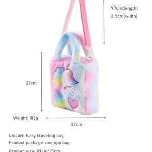 ADISA Unicorn Toddler Bag Princess Cute Crossbody Handbags Gift for Girls - Image 5