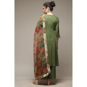 Rangriti Women's Rayon Anarkali Suit Set - Image 4