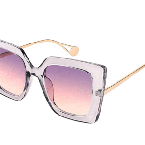 Karsaer Sunglasses Womens Trendy, Oversized Square Shades, Pearl Inlay Cat Eye Frame UV400 Protection E1051 - Image 1