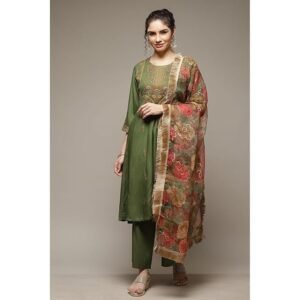 Rangriti Women's Rayon Anarkali Suit Set - Image 7