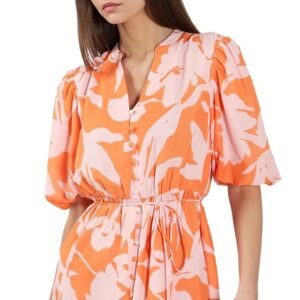 VERO MODA Women's Polyester Fit and Flare Midi Dress - Image 4