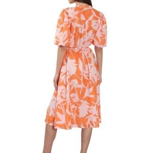 VERO MODA Women's Polyester Fit and Flare Midi Dress - Image 5