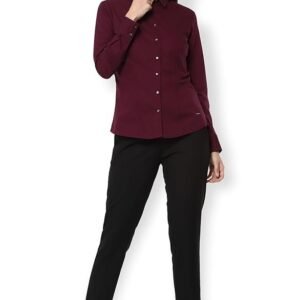 Van Heusen Women's Polyester Regular Fit Shirt - Image 3