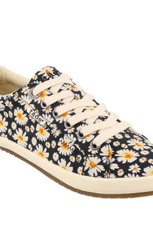 Taos Footwear Women's Star Black Daisy Sneaker