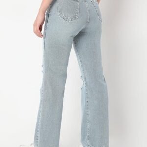 AKA CHIC High Rise Womens Flare Fit Jeans - Image 6