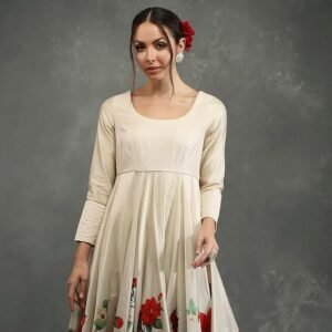 Women's Silk Chanderi Kurta Sets - Image 3