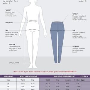 Premium Women's Skinny 4-Way Stretch Jeans (Mid Rise | Ankle Length | Desk-to-Dinner) - Image 2