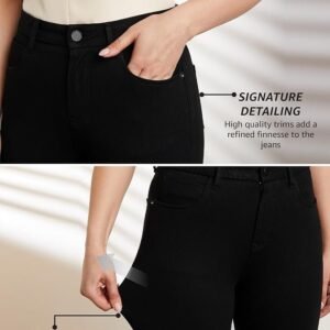 Premium Women's Skinny 4-Way Stretch Jeans (Mid Rise | Ankle Length | Desk-to-Dinner) - Image 3