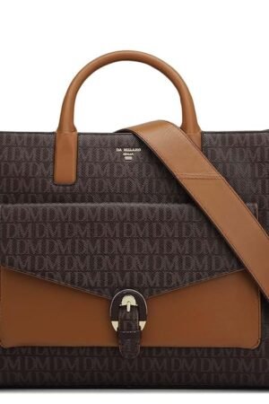 Da Milano Women's Leather Satchel - Brown