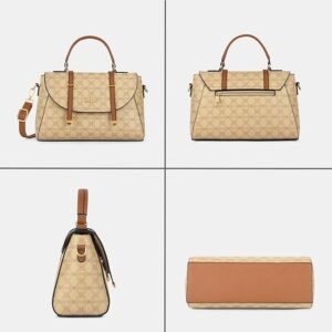 Lavie Women's Mono Beech Flap Satchel Bag for Women | Satchel Handbag for Work | Ladies purse | Stylish Shoulder Bag | Gift for Women - Image 2
