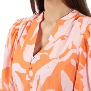 VERO MODA Women's Polyester Fit and Flare Midi Dress - Image 3
