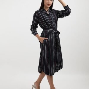 Hilfiger Women's Rayon Blend Shirt Knee-Length Casual Dress - Image 6