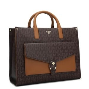 Da Milano Women's Leather Satchel - Brown - Image 6