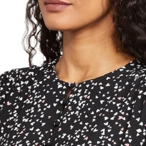 Marks & Spencer Womens Printed Polyester Round Neck Regular Fit Top - Image 3