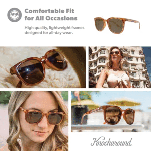 Knockaround Paso Robles Polarized Sunglasses For Men & Women, Full UV400 Protection - Image 3