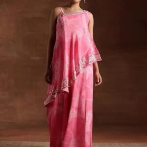 Lib Women's Silk Blend Regular Co-Ords Set - Image 5