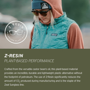 Zeal Optics Unisex Crowley Desert Rose/Polarized Horizon Blue Lens One Size - Image 4