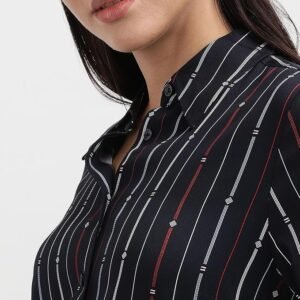 Hilfiger Women's Rayon Blend Shirt Knee-Length Casual Dress - Image 2