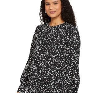 Marks & Spencer Womens Printed Polyester Round Neck Regular Fit Top - Image 4