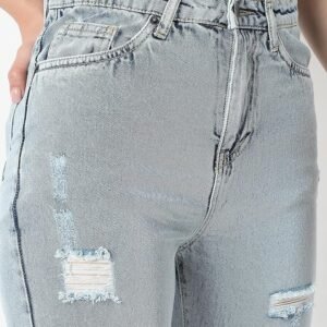 AKA CHIC High Rise Womens Flare Fit Jeans - Image 3