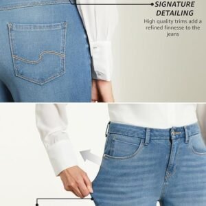 Women's Skinny 4-Way Stretch Jeans (Mid Rise | Ankle Length | Desk-to-Dinner) - Image 3